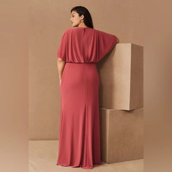 New BHLDN Lena Raspberry Dress By Anthropologie!!🔥🔥🔥